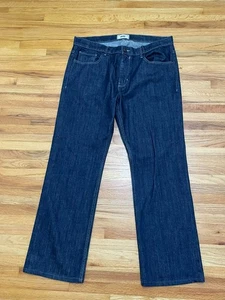Paige Doheny Men's 36 Blue Jeans Denim Cotton Straight 5-Pockets Baggy Stretch - Picture 1 of 13