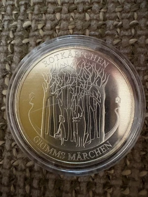20 Euro Deutschland 2016. 925er Silber bankfrisch Rotkäppchen Grimms Märchen - Bild 1 von 2