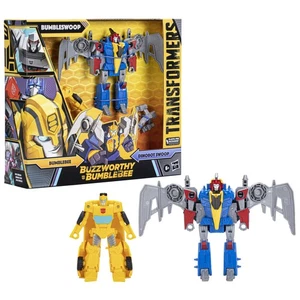 Transformers Toys Buzzworthy Bumblebee Dino Combiner Bumbleswoop Action Figures, - Picture 1 of 7