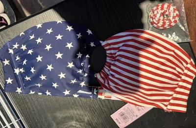 Top de bikini Old Navy estrellas y rayas talla grande patriótico 4 de julio natación Foto 1 de 3