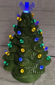 Mr. Christmas Halloween Keramik beleuchtet Baum Fledermaus Topper H223731 11 Zoll getestet - Bild 1 von 10