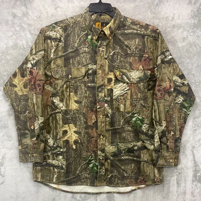 Browning Men's Camo Shirt XL Wasatch Breakup Infinity Odorsmart Flap Pockets - Image 1 of 4
