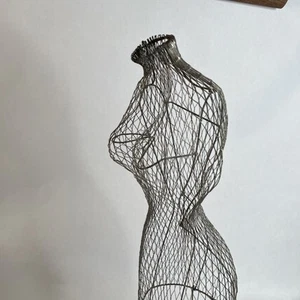 Vintage early Century 1900’s Metal Wire Dress Form Mannequin - Picture 1 of 9