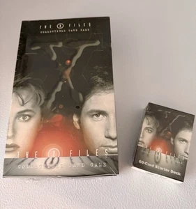 X Files Premiere Edition (36) Pack Booster Box & (60) Card Starter Deck - Picture 1 of 3