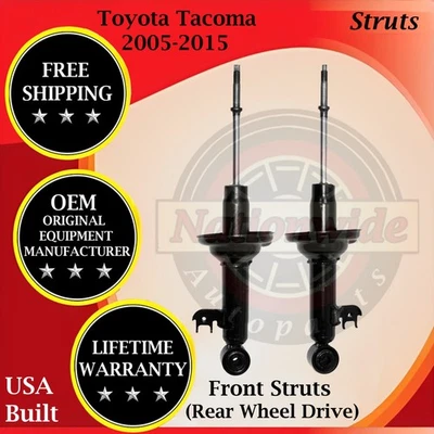 Puntales delanteros Monroe OEM para Toyota Tacoma 2005-2015 2x2 garantía de por vida Foto 1 de 4