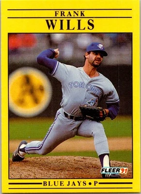 1991 Fleer #191b Frank Wills - Image 1 of 2