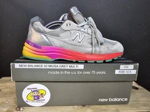 Size 10.5 - New Balance 992 Made in USA Grey Multi Excellent Condition With Box - Picture 1 of 12