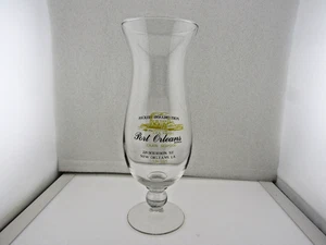 Port Orleans Bourbon Street Cajun Seafood Pelican Recipe 24oz Hurricane Glass - Picture 1 of 8