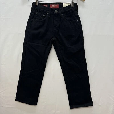 ARIZONA JEAN CO. Jeans Boys 8 Husky Five Pocket Relaxed Straight Leg Black New - Image 1 of 4