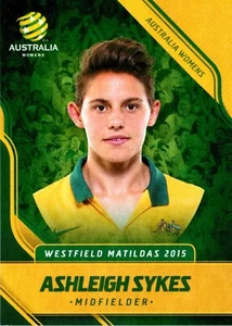 2015 2016 MATILDAS World Cup Card ASHLEIGH SYKES Australia - Picture 1 of 3