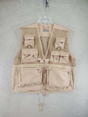 Campco Vest Size Large Mens Safari Hunting outdoor Cargo Fishing Camping utility - Image 1 of 4
