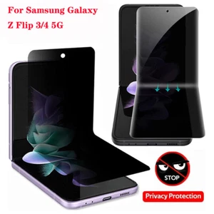 1/2/4 PACK Flexible For Samsung Galaxy Z Flip 3 4 5G Screen Protector Privacy - Picture 1 of 15