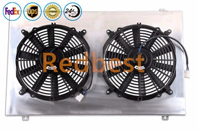 Aluminum Shroud+Fan For 1982-1986 Chevrolet C10 C20 C30/K10 K20 K30 Pickup V8 L6 - Image 1 of 4