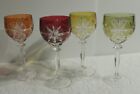 Four Piece Cut Crystal Goblet Set 7 1/4" Each.  May Be Nachtman