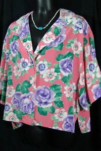 Victoria's Secret Pajama Top M gold label satin medium vtg-80s - Picture 1 of 12