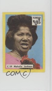 1950 Vlinder Matches Film TV and Music Stars C Series Mahalia Jackson #C29 0w6