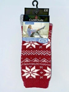 Calcetines de invierno suaves borgoña borgoña para mujer - nuevos con etiquetas - Imagen 1 de 3