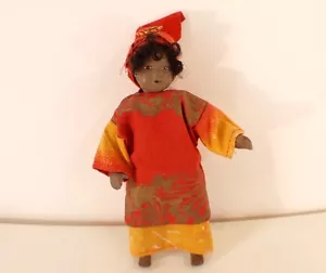 Doll Porcelain Africa African Old 22 CM - Picture 1 of 5