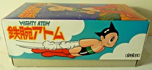 ASTRO BOY MIGHTY ATOM ROBOT TIN TOY BOX ONLY BILLIKEN JAPAN - Picture 1 of 6