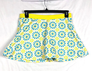 Wimbledon Skirt Womens Size Medium Tennis Floral Daisy Lace Yellow