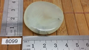 SERPENTINE qualité AA galet pierre plate - mineraux lithotherapie massage reiki - Picture 1 of 1
