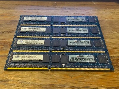 HP Nanya 8GB (4x2GB) 1333MHz PC3-10600R DDR3 Server Memory 500202-061 501533-001 - Image 1 of 4