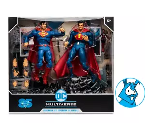 Caja rasgada Superman vs Ultraman - Paquete de 2 renacimientos - 7 pulgadas DC Multiverse McFarlane - Imagen 1 de 6