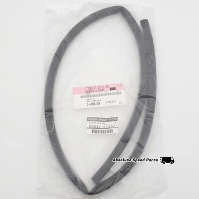 NUEVO OEM Nissan Skyline R32 GTR GTST capó a capó sello 66830-01U00 Foto 1 de 3