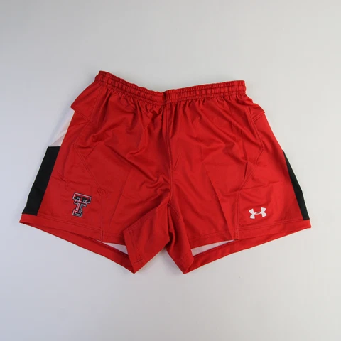 Texas Tech Red Raiders Under Armour Athletic Shorts Men's Red New Cover