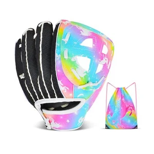 Kids Baseball Glove Softball Gloves for Girls, Baseball Mitts with Drawstring... - Picture 1 of 7