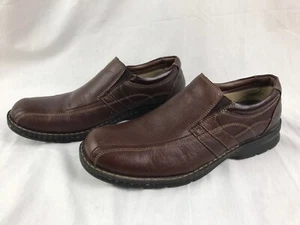 Dockers Mens Caper Casual Bike Toe Slip-On Shoes Leather Upper 90-8268 13M EUC - Imagen 1 de 11