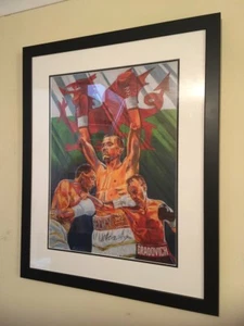 Lee Selby Signed Art Print - Commissioned by St Josephs Boxing Club Framed - Picture 1 of 1