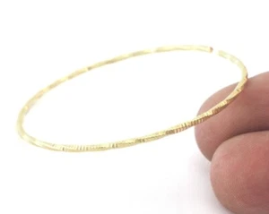 2 piezas Anillo de salto de aro texturizado círculo abierto en blanco 52 mm tamaño interior S186 - Imagen 1 de 3
