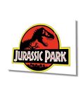 Jurassic Park Logo Pop Art Movie Glass Picture Living Room Decoration...