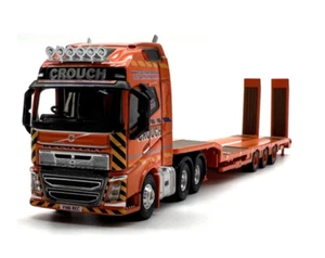 AL 1:76 Volvo FH4 GXL Semi-Low Loader Truck Trailer Model Diecast Collect Car - Picture 1 of 10