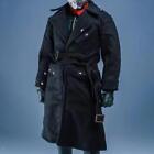 1/12 Male Trench Coat Retro Costume For 6'' Inch Male Soldier Action