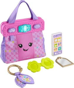 Fisher-Price Laugh & Learn Going Places Lernspielzeug Handtasche & Zubehör, - Bild 1 von 6