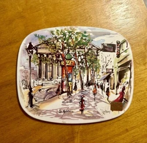 Puillery Trivet Metal Cork Hot Pad By NORLEANS - Made In England MCM 50s English - Picture 1 of 6