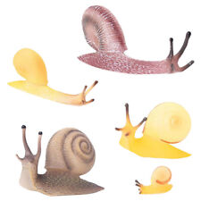 Mini Resin Snail Figurines Set of 5 - Simulation Ornament Sculpture