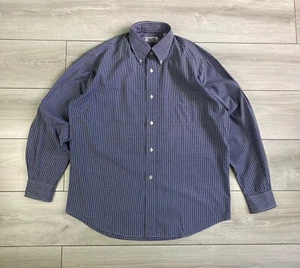 Vintage Hermes Paris Iconic Striped Luxury Casual Working Shirt Size 42 - Picture 1 of 15