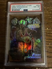 1997 Topps JERRY STACKHOUSE Philadelphia ROCK STARS Die-Cut # RS2 Insert PSA 8