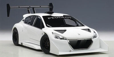 Peugeot 208 T16 Pikes Peak 2013 White 1:18 Model 81355 AUTOART - Immagine 1 di 4