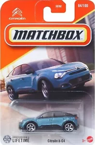 Matchbox Citroen e-C4 BLU - Foto 1 di 5