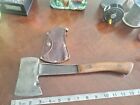 Vintage Antique BRIDGEPORT BOY SCOUT HATCHET CAMP AXE BSA w/ sheath