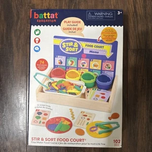 Battat Education Stir & Sort Fine Motor Food Court - Picture 1 of 5