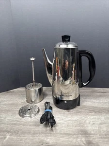 Hamilton Beach Percolatore Acciaio Inox 12 Tazze Modello 40616 Tipo P15 - Foto 1 di 6