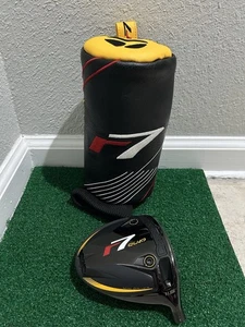 TaylorMade R7 Quad 11.5 Degree Mini Driver HEAD ONLY W/ Head Cover HIT ONCE!! - Picture 1 of 15