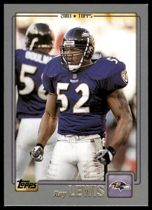 2001 Topps #50 Ray Lewis Baltimore Ravens NM+ - Picture 1 of 2