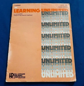 Libro de música Learning Unlimited Clarinete Nivel Uno Clase Serie Banda Método 1973 - Imagen 1 de 5