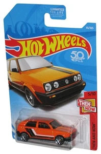 Hot Wheels Then And Now 5/10 (2017) Orange Volkswagen Golf MK2 Car 95/365 - Picture 1 of 1